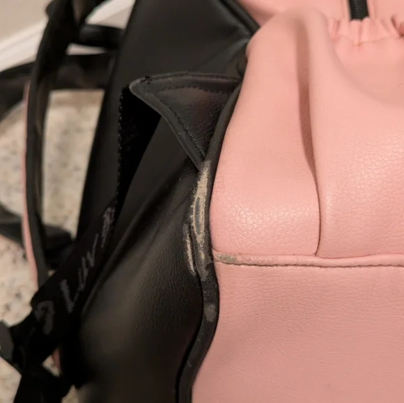 Luv Betsey by Betsey Johnson Pink Quilted Cat Pattern Backpack - Picture 11 of 15